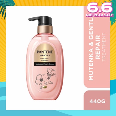 PANTENE Miracles Mutenka & Gentle Repair Treatment (To Gently Repairs Hair For All-Day Moisture) 440g
