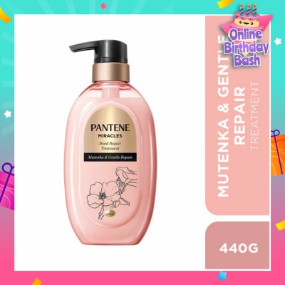 PANTENE Miracles Mutenka & Gentle Repair Treatment (To Gently Repairs Hair For All-Day Moisture) 440g