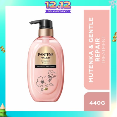 PANTENE Miracles Mutenka & Gentle Repair Treatment (To Gently Repairs Hair For All-Day Moisture) 440g