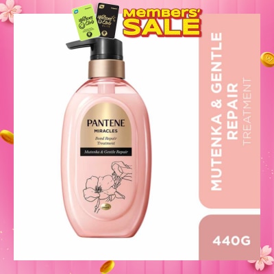 PANTENE Miracles Mutenka & Gentle Repair Treatment (To Gently Repairs Hair For All-Day Moisture) 440g