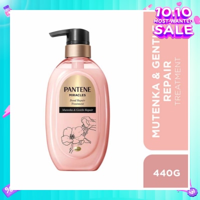 PANTENE Miracles Mutenka & Gentle Repair Treatment (To Gently Repairs Hair For All-Day Moisture) 440g