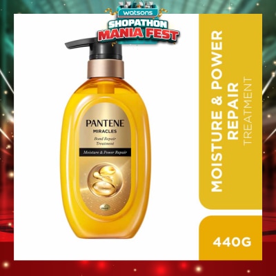 PANTENE - Miracles Moisture & Power Repair Treatment (For Dry & Damaged Hair) 440g