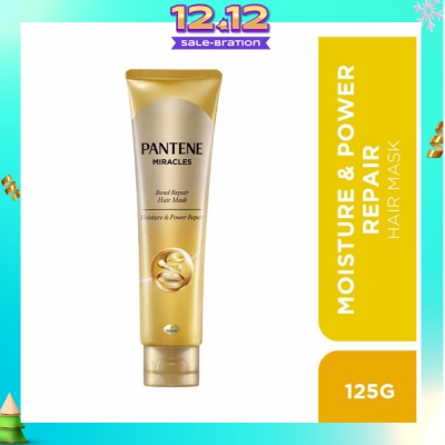 PANTENE Miracles Moisture & Power Repair Hair Mask (For Dry & Damaged Hair) 125g