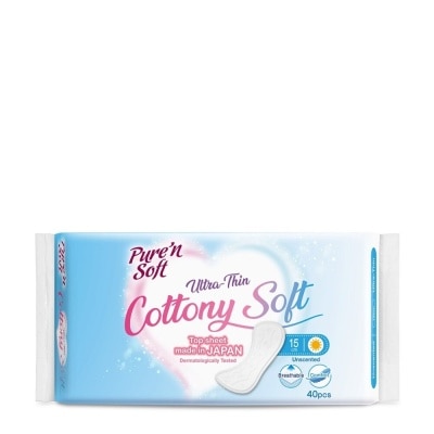 PURE N SOFT Ultra-thin Pantyliner 15cm 40s