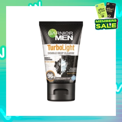 GARNIER MEN Turbo Light Oil Control Double Deep Cleansing Foam (Oil Control)100ml
