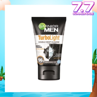 GARNIER MEN Turbo Light Oil Control Double Deep Cleansing Foam (Oil Control)100ml
