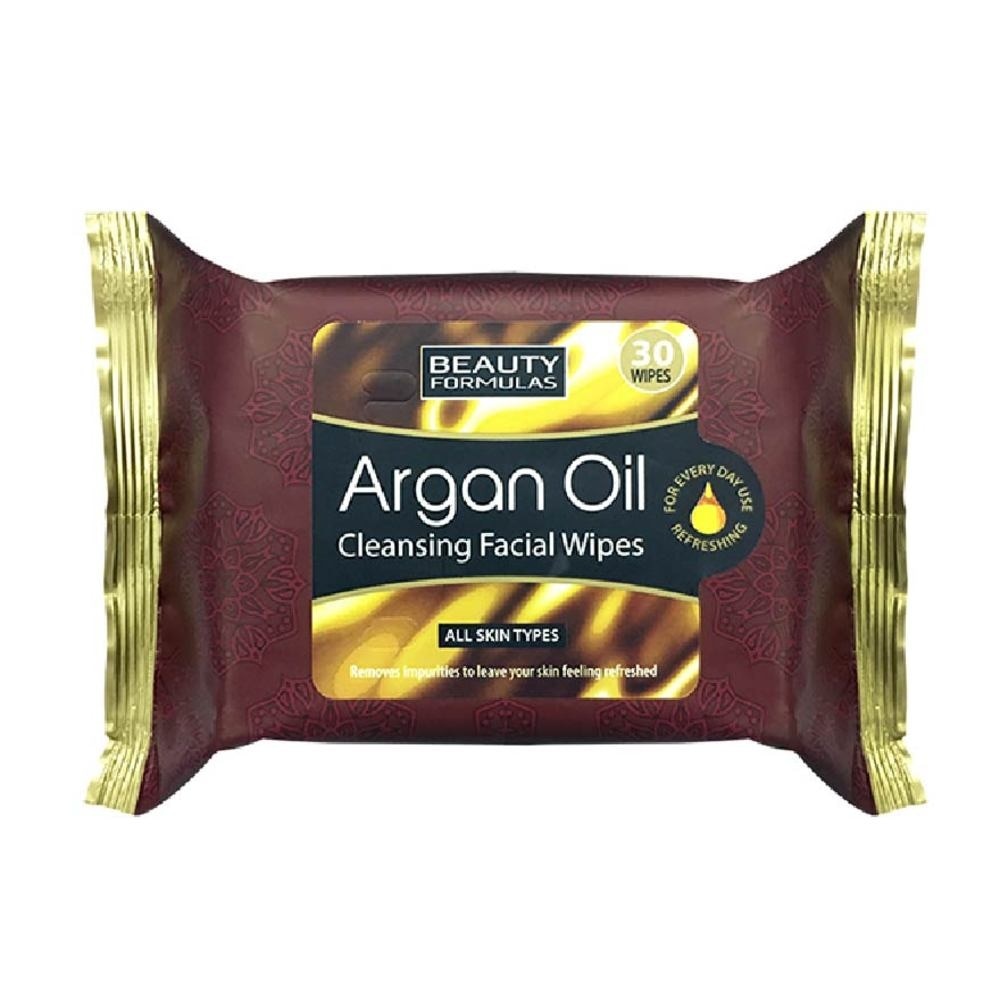 Argan Oil Cleansing Facial Wipes  Suitable for All Skin Types  30s