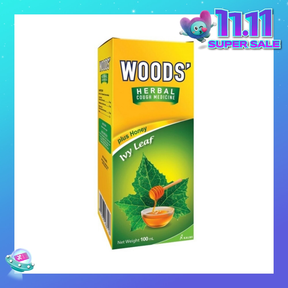 WOODS HERBALMINT COUGH SYRUP 100ML