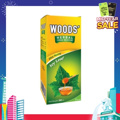WOODS WOODS HERBALMINT COUGH SYRUP 200ML
