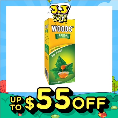 WOODS WOODS HERBALMINT COUGH SYRUP 200ML