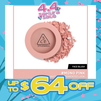 3CE Face Blush #Mono Pink 1s