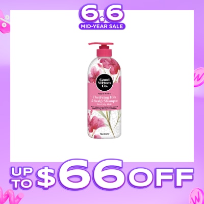 GOOD VIRTUES CO - Clarifying Hair & Scalp Shampoo (For Oily Hair) 700ml (Expiry: Mar`2027)