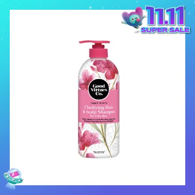 GOOD VIRTUES CO Clarifying Hair & Scalp Shampoo (For Oily Hair) 700ml