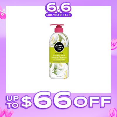 GOOD VIRTUES CO - Healthy Hair & Scalp Shampoo (For All Hair Types) 700ml (Expiry: Mar`2027)