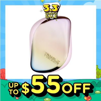 TANGLE TEEZER Compact Styler - Pearlescent Matt Chrome 100g