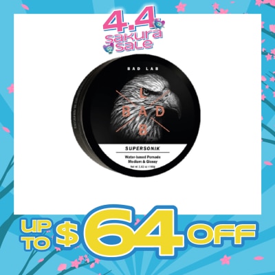 BAD LAB - Supersonik Water-Based Pomade Medium & Glossy 80g