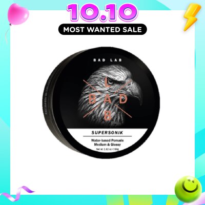 BAD LAB Supersonik Water Based Pomade Medium & Glossy 80g (Expiry: Mar`2027) image