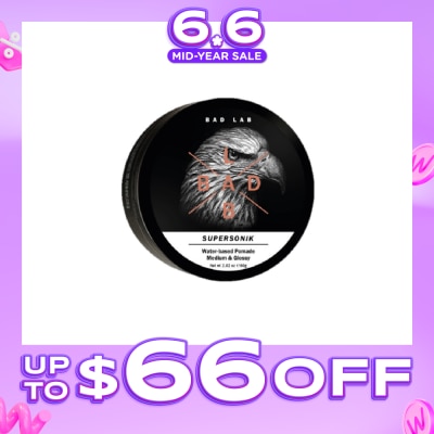 BAD LAB - Supersonik Water-Based Pomade Medium & Glossy 80g (Expiry: Mar`2027)