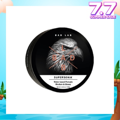 BAD LAB Supersonik Water-Based Pomade Medium & Glossy 80g
