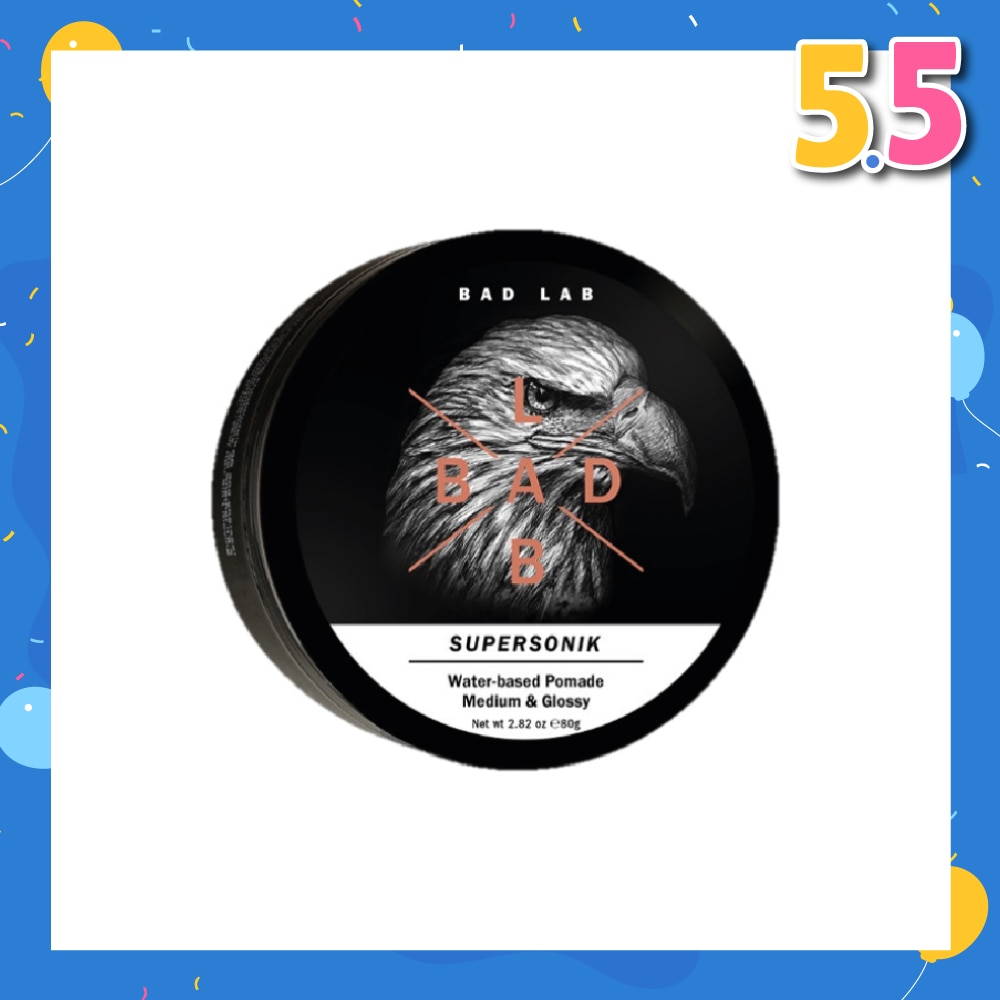 Supersonik Water-Based Pomade Medium & Glossy 80g