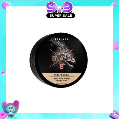 BAD LAB - Matte Max Water-Based Pomade Strong & Matte 80g image