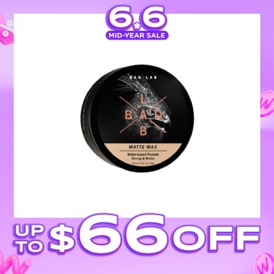 BAD LAB - Matte Max Water-Based Pomade Strong & Matte 80g