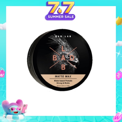 BAD LAB - Matte Max Water-Based Pomade Strong & Matte 80g