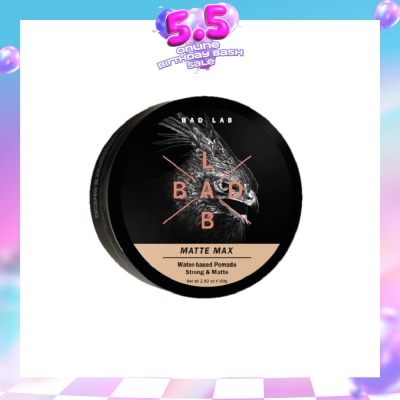 BAD LAB - Matte Max Water-Based Pomade Strong & Matte 80g