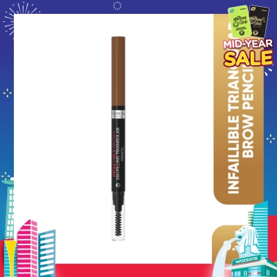 L'OREAL PARIS MAKEUP Infaillible Brows 24H Filling Triangular Pencil 5.23 Auburn 1s