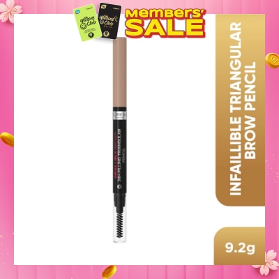 L'OREAL PARIS MAKEUP Infaillible Brows 24H Filling Triangular Pencil 6.0 Dark Blonde 1s
