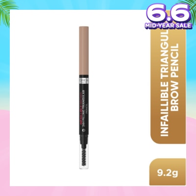 L'OREAL PARIS MAKEUP Infaillible Brows 24H Filling Triangular Pencil 6.0 Dark Blonde 1s