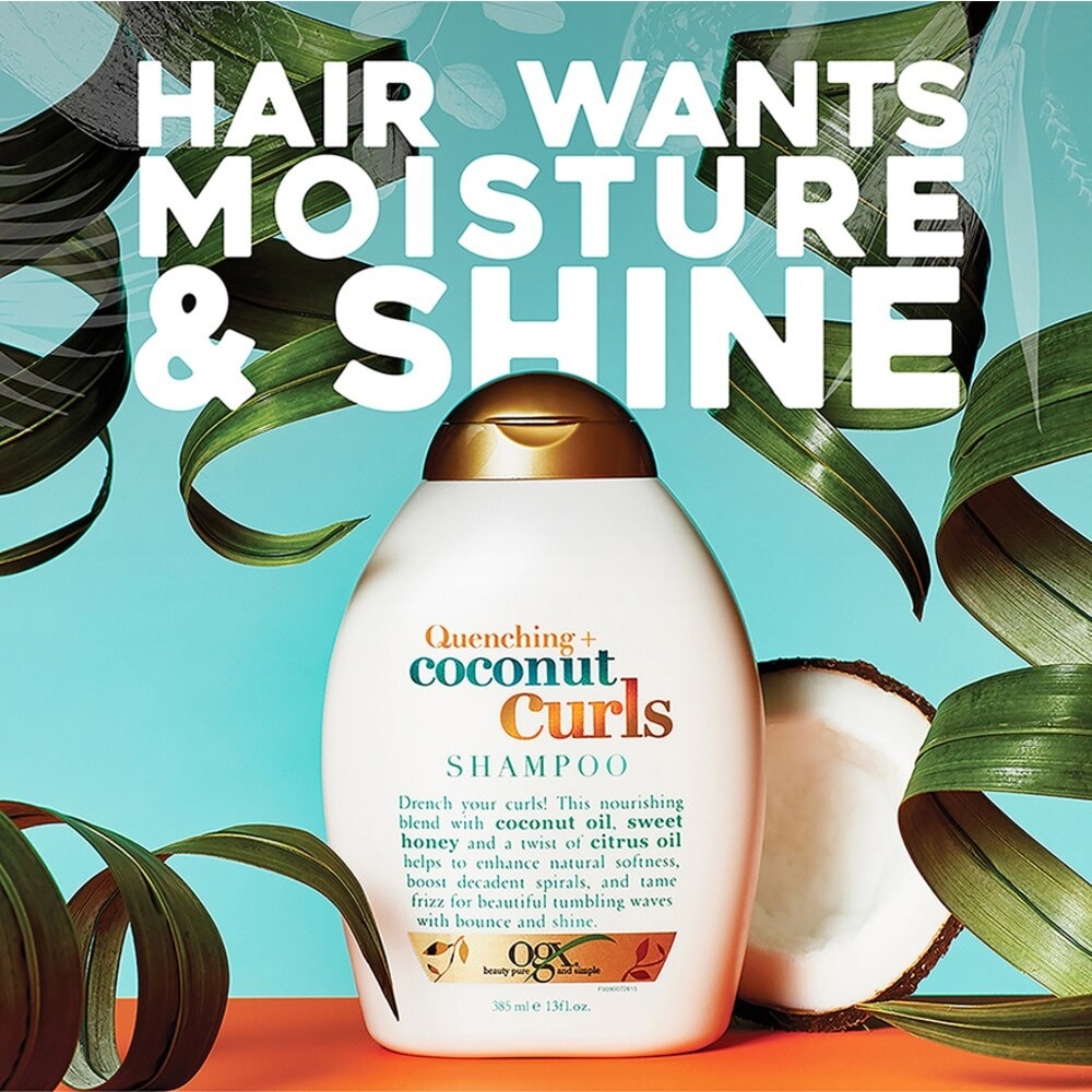 Coconut Curls Shampoo + Quenching (For Normal To Frizzy Hair) 385ml