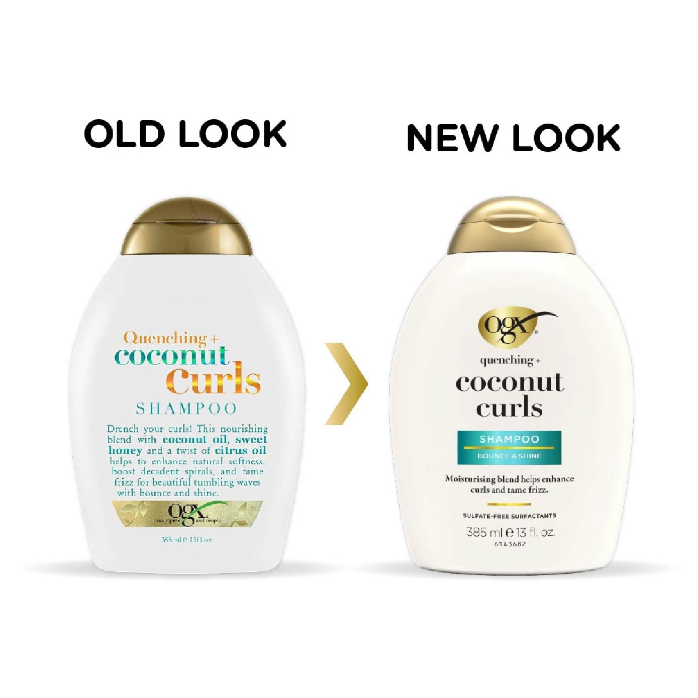Quenching+ Coconut Curls Bounce & Shine Shampoo 385ml