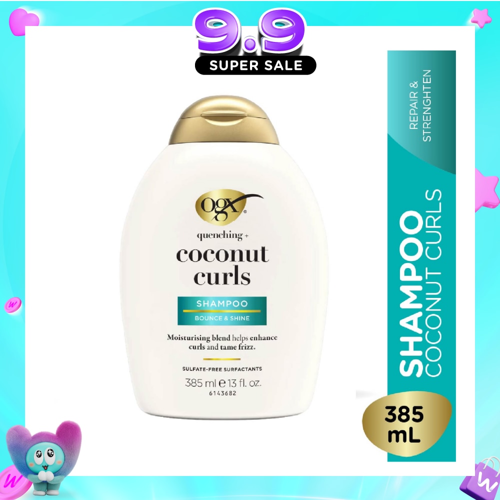 Quenching+ Coconut Curls Bounce & Shine Shampoo 385ml image