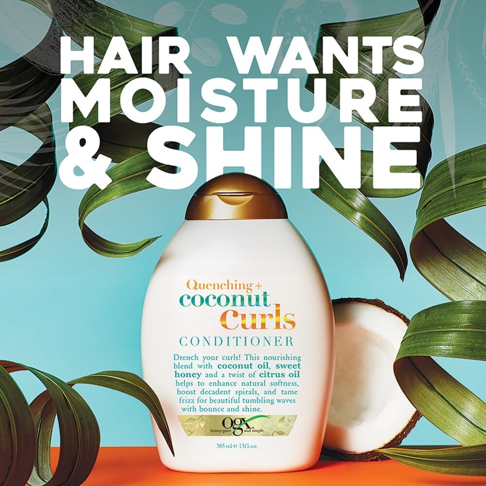 Coconut Curls Conditioner + Quenching (For Normal To Frizzy Hair) 385ml