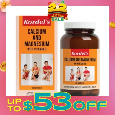 KORDEL'S Calcium and Magnesium with Vitamin D 90s