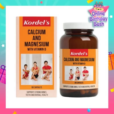 KORDEL'S Calcium and Magnesium with Vitamin D 90s