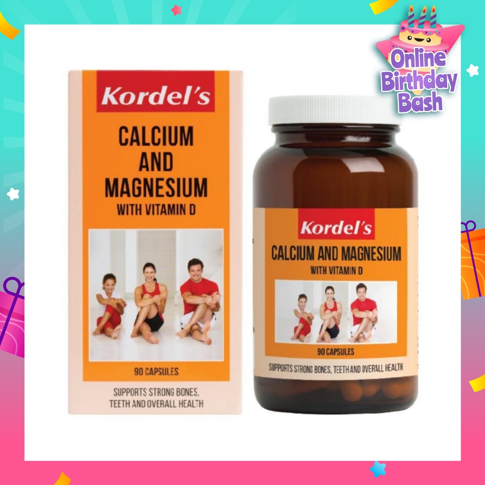 Calcium and Magnesium with Vitamin D 90s