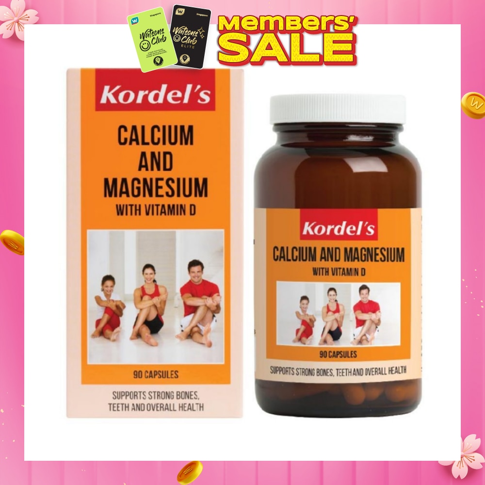 Calcium and Magnesium with Vitamin D 90s