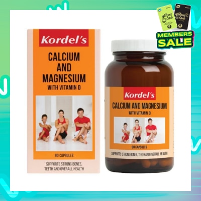 KORDEL'S Calcium and Magnesium with Vitamin D 90s