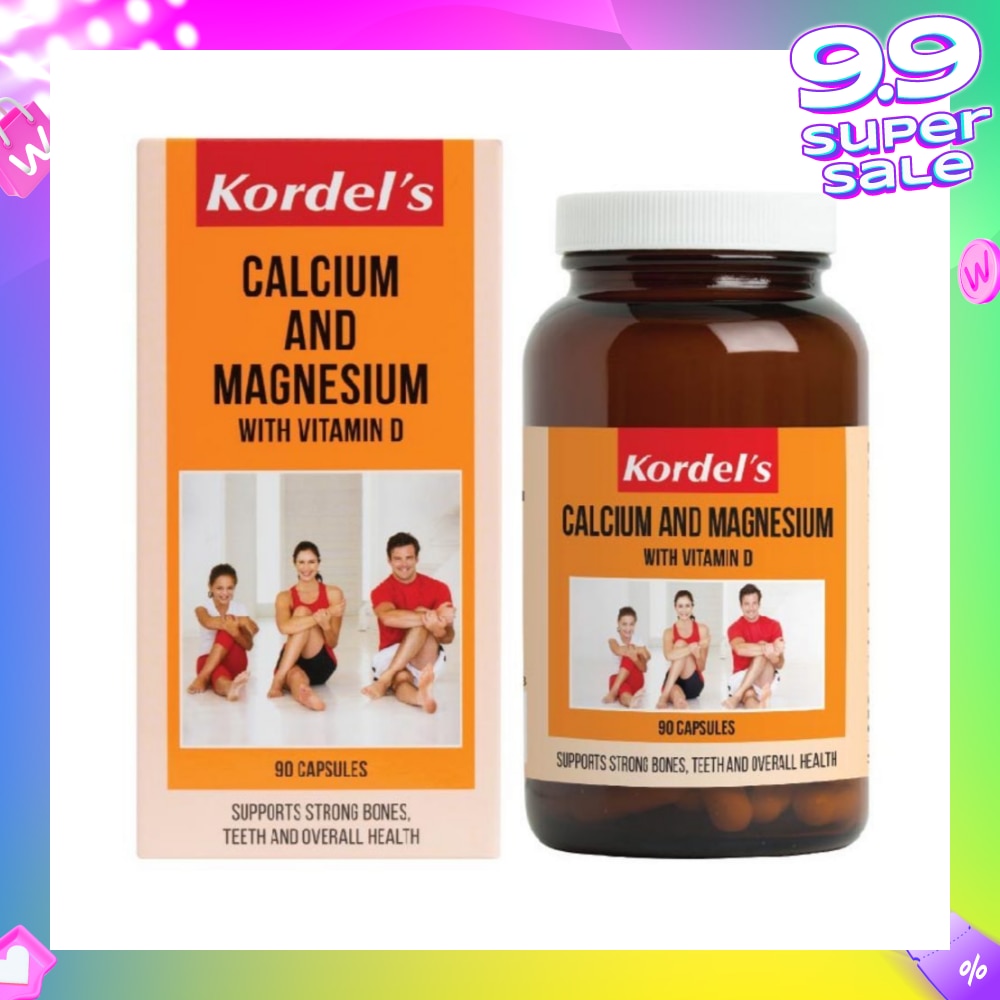 Calcium and Magnesium with Vitamin D 90s