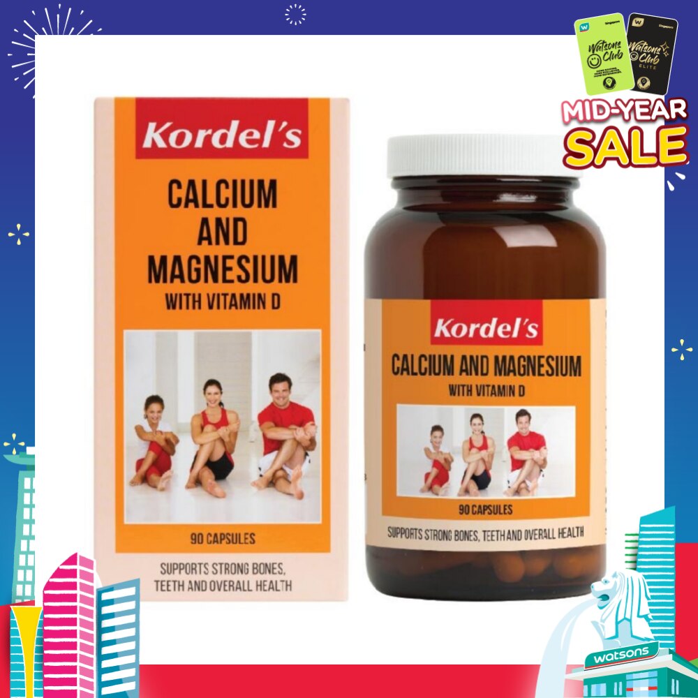 Calcium and Magnesium with Vitamin D 90s