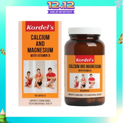 KORDEL'S Calcium and Magnesium with Vitamin D 90s