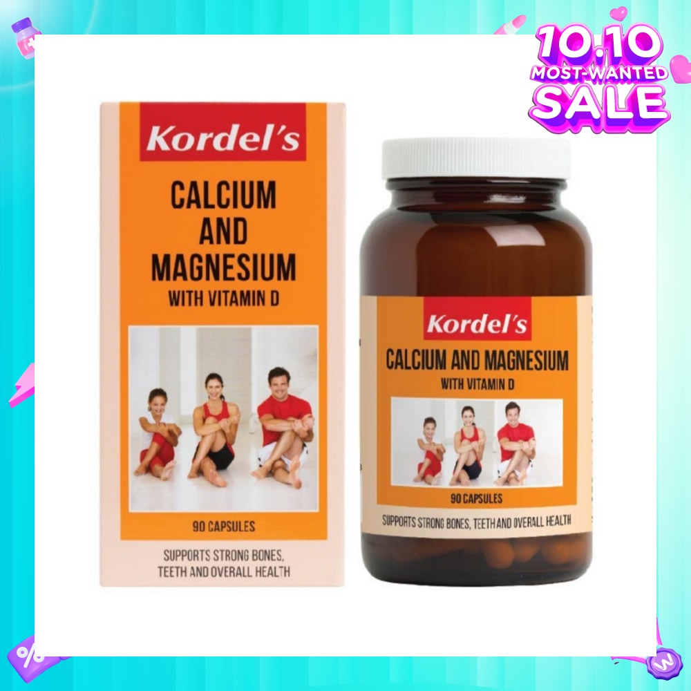 Calcium and Magnesium with Vitamin D 90s