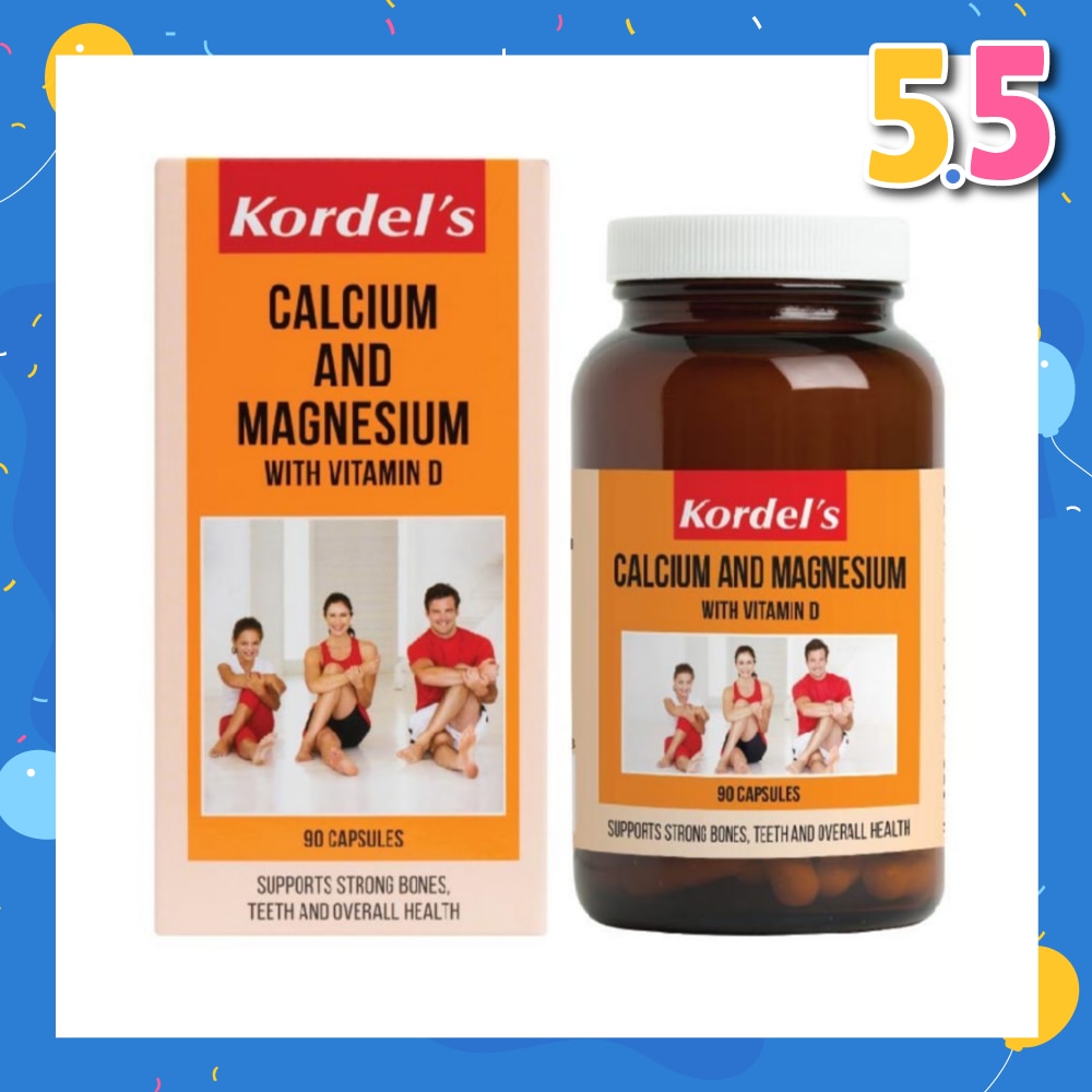 Calcium and Magnesium with Vitamin D 90s