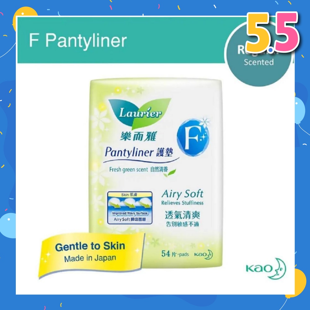 F Pantyliner Scented 54 Pieces