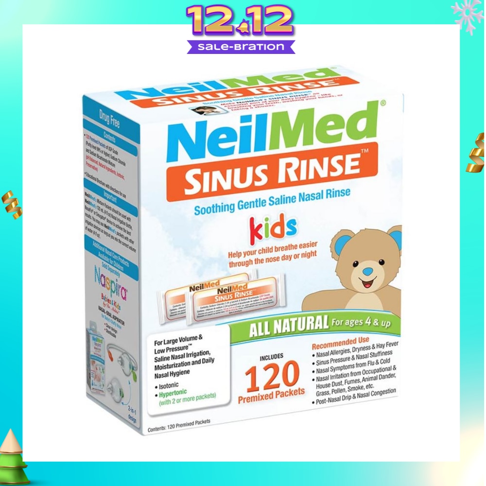 Sinus Rinse Kids Refills 120ml