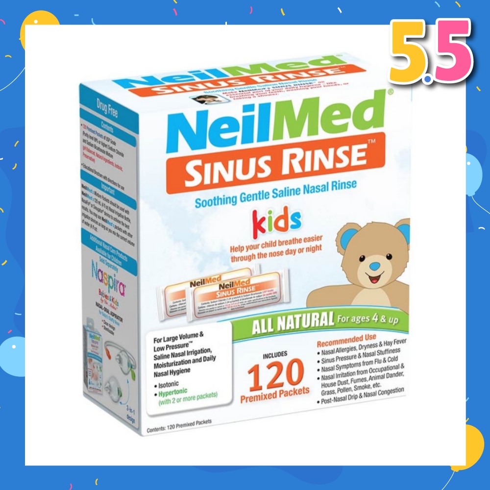 Sinus Rinse Kids Refills 120ml