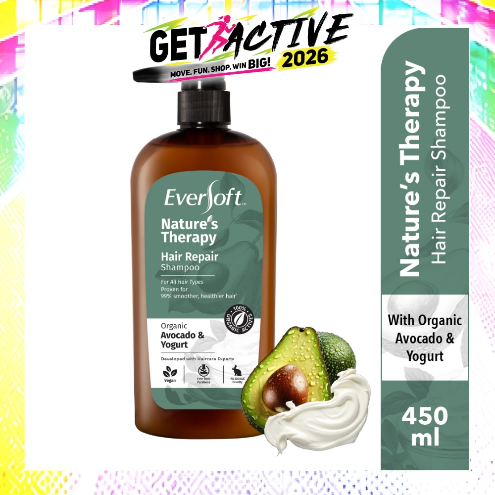 Nature’s Therapy Organic Shampoo Hair Repair 450ml image