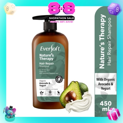 EVERSOFT - Nature’s Therapy Organic Shampoo Hair Repair 450ml